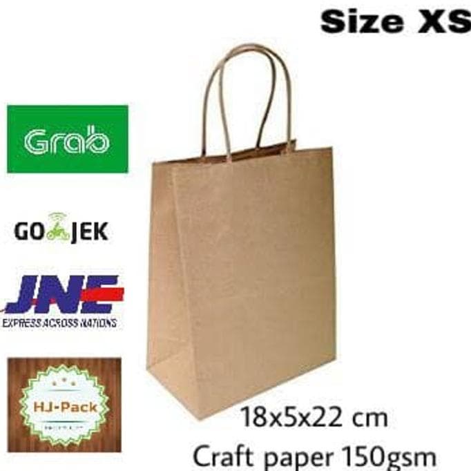 

(TERLARIS) Sale Paperbag Goodie Bag Paper Bag Tas Kertas 18X5X22 Paper Bag Kecil