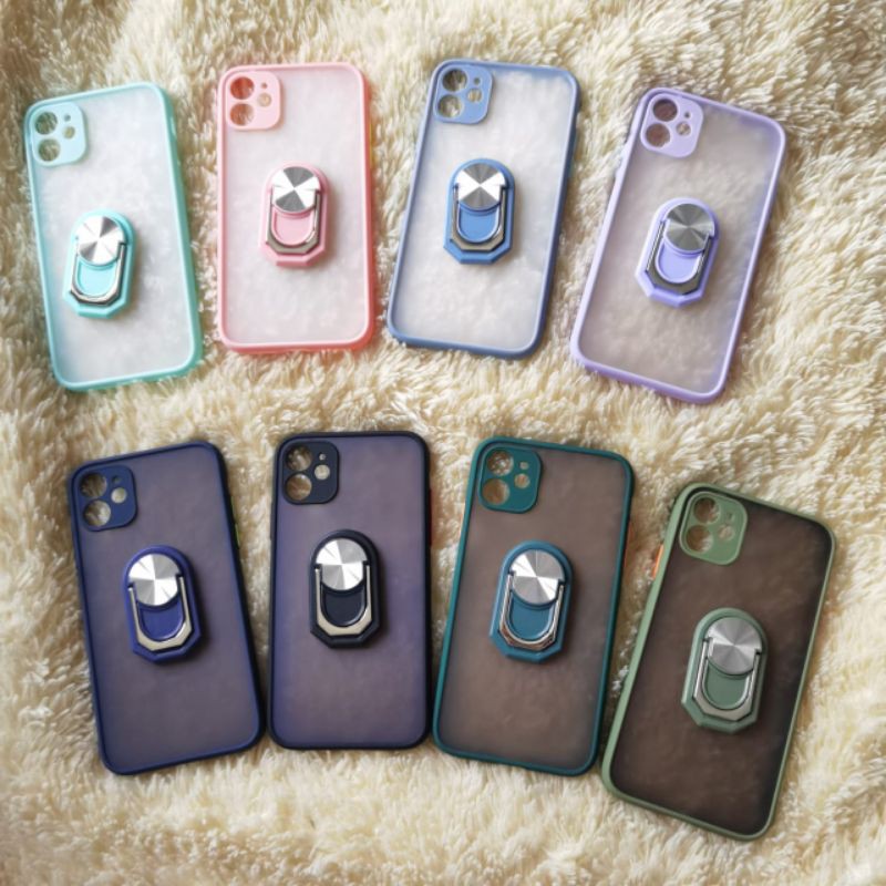 YKCS 0461 Ring stand polos warna ring hp universal holder cincin gantungan penyangga IPHONE OPPOVIVO