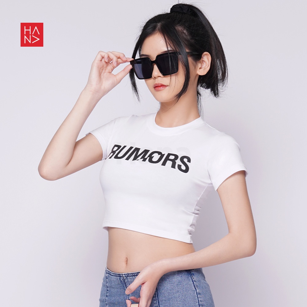 Hana Fashion - Rumors T-Shirt - Kaos Lengan Pendek Wanita - TS245