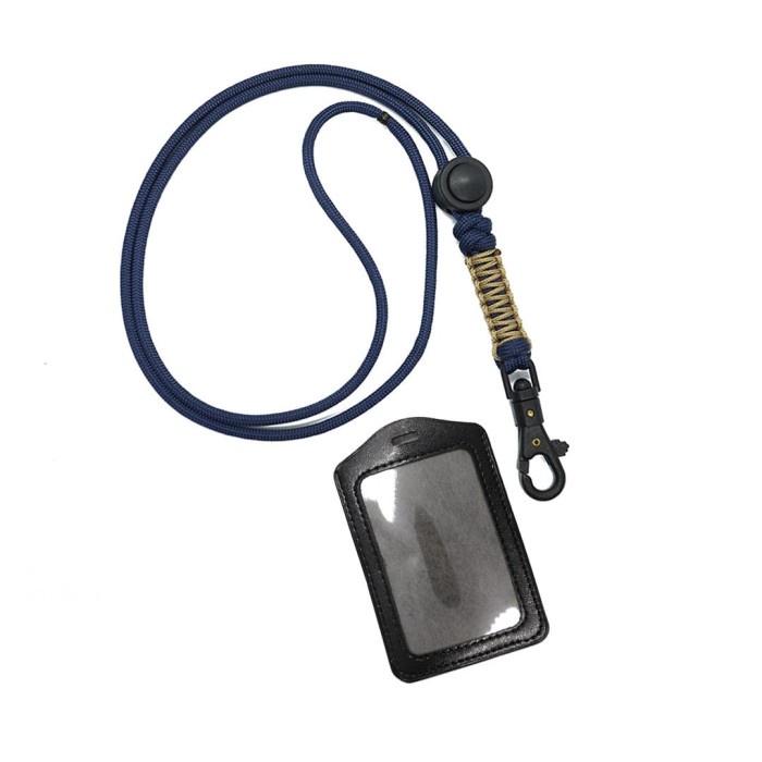 

READY Paracord Lanyard / ID Card Holder / Gantungan Kartu Custom #02 SALE