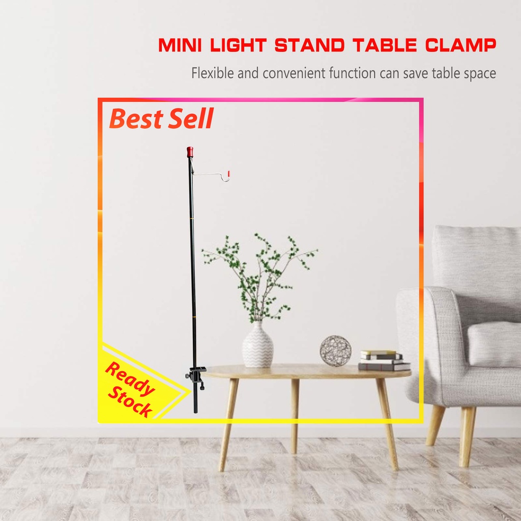 SUNDICK Light Stand Table Clamp Light Table Fixing Clamp Desk Mount Stand