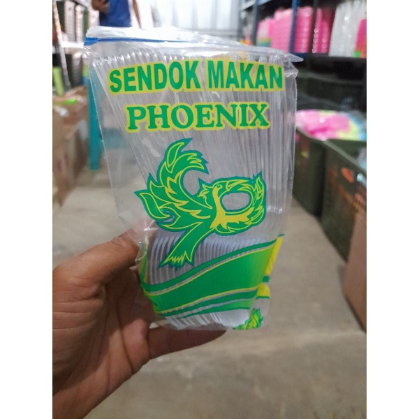 100 pcs dan 25 pcs Sendok makan plastik butek/sendok plastik bening