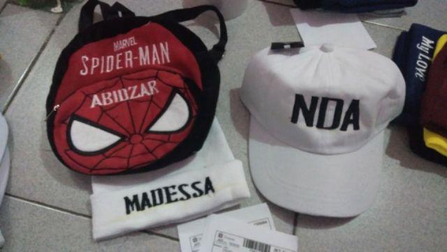 Tas Karakter Anak Bordir