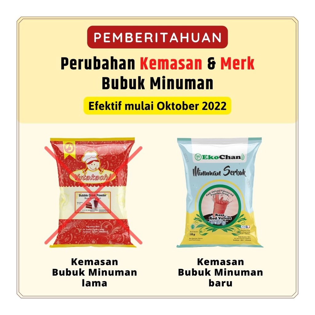 Bubuk Minuman Rasa Cappucino 250 gram EkoChan / Serbuk Minuman Instan Cappuccino 250g Aneka Rasa / Powder Drink Cappucino Kopi Susu Milkshake / Pusat bumbu