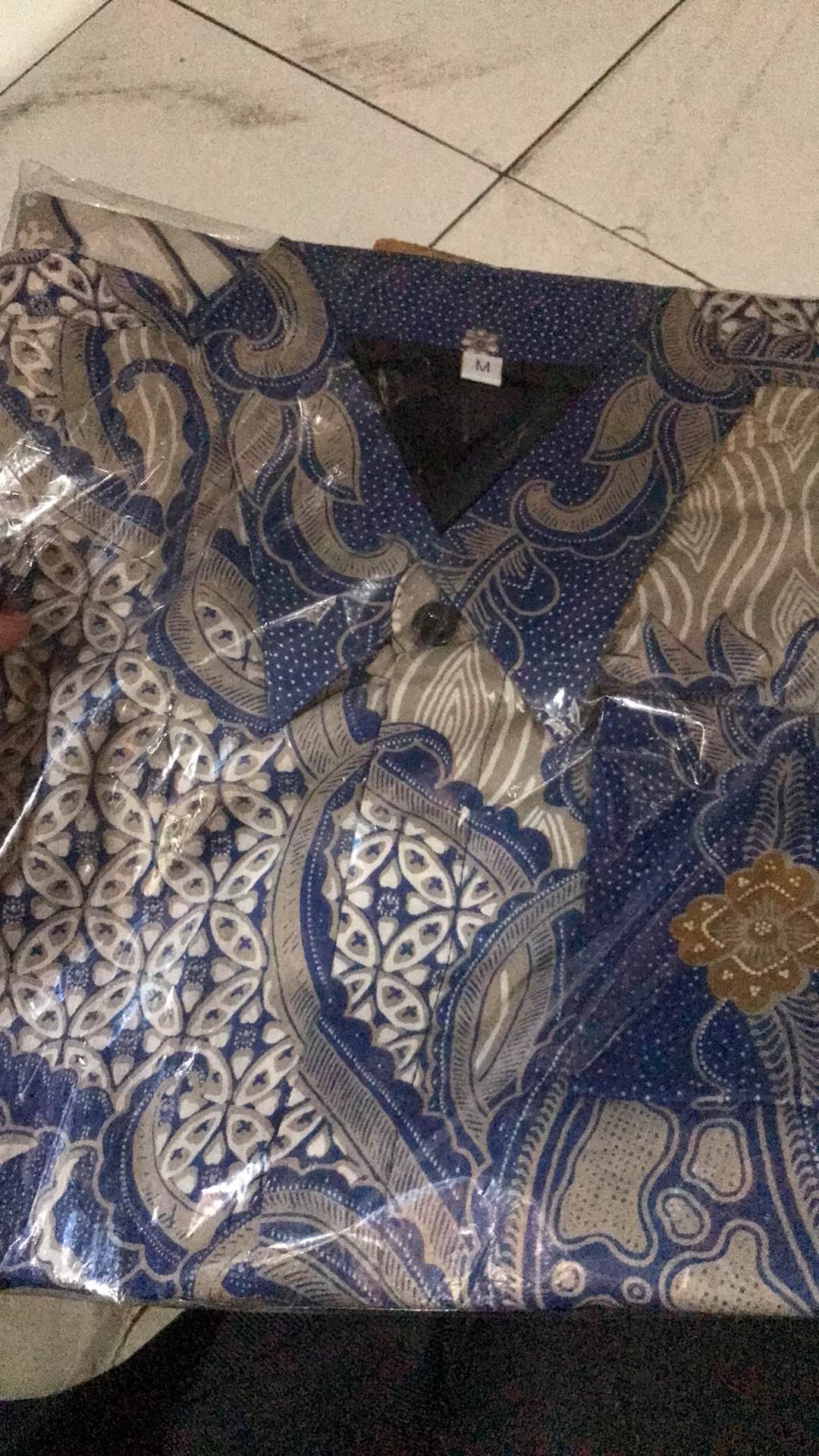 Pradhifta Kemeja Batik Pria Lengan Panjang Full Furing Bahan Katun Sragenan By Kanaya