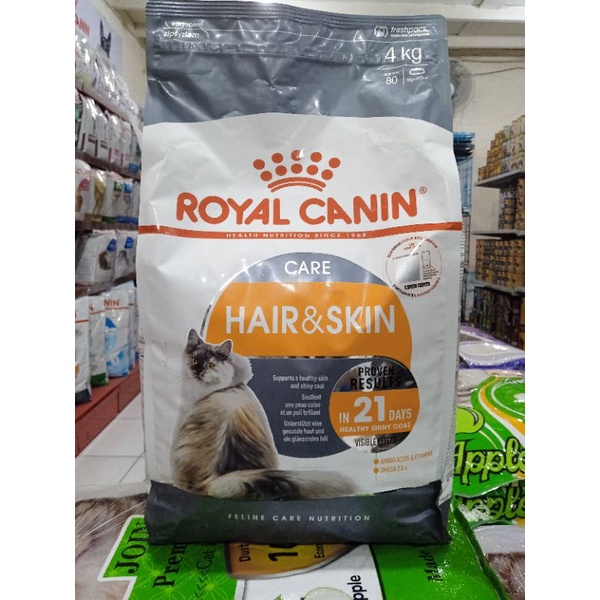 ROYAL CANIN HAIR &amp; SKIN 4KG FRESPACK Untuk Grab/Gosend