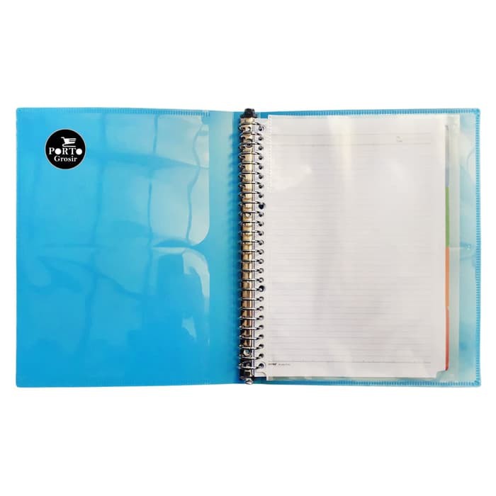 

nn Joyko Binder Academy B5 26 Ring Warna Polos Note Buku Kuliah Sekolah
