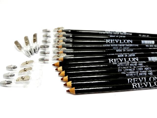 [12 pcs] PENCIL ALIS REVLON COKLAT SERUT LUSINAN