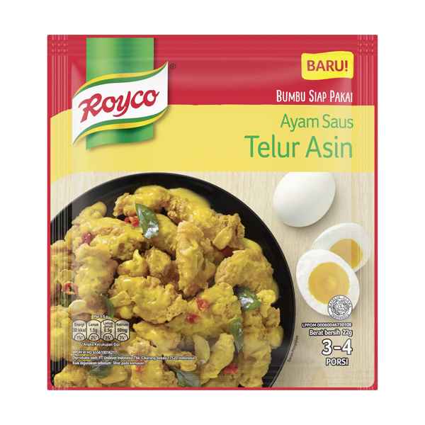 

ROYCO BUMBU KALDU AYAM SAUS TELUR ASIN 22 GR
