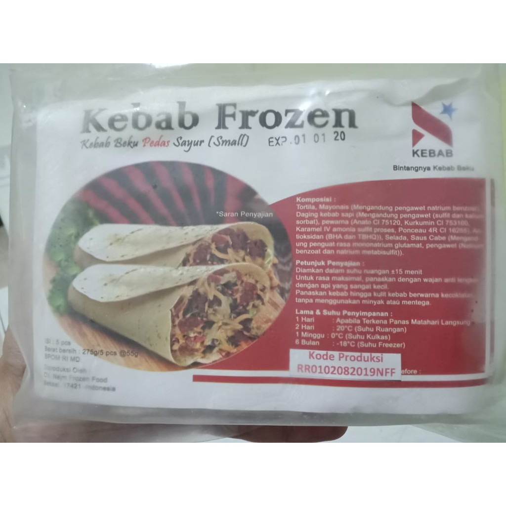 

Kebab Frozen Najm isi 5 (Mini)