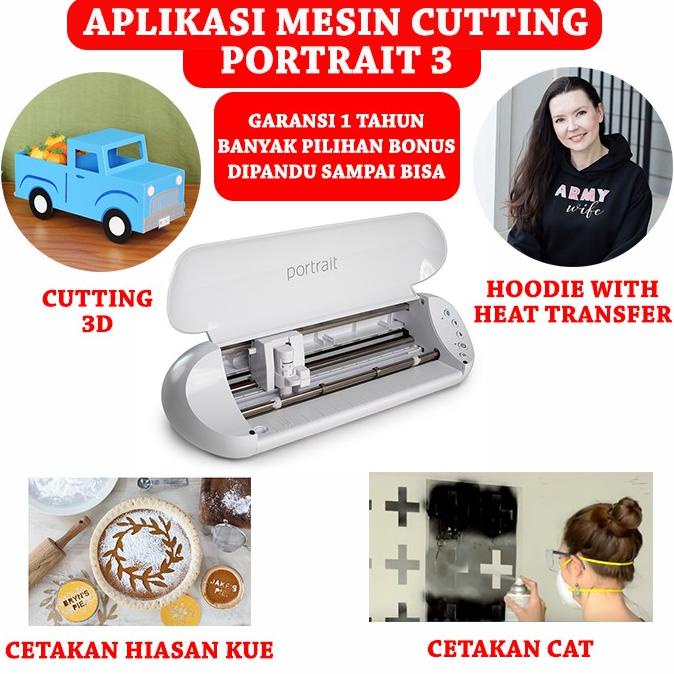 

Mesin Cutting Sticker Silhouette Portrait 3 / Alat Potong Stiker