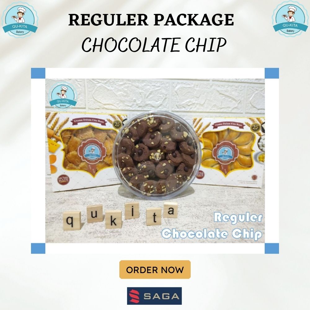 

Kue Kering Reguler / Kue Lebaran Package Reguler Package Varian Chocolate Chip Qu-Kita Bakery