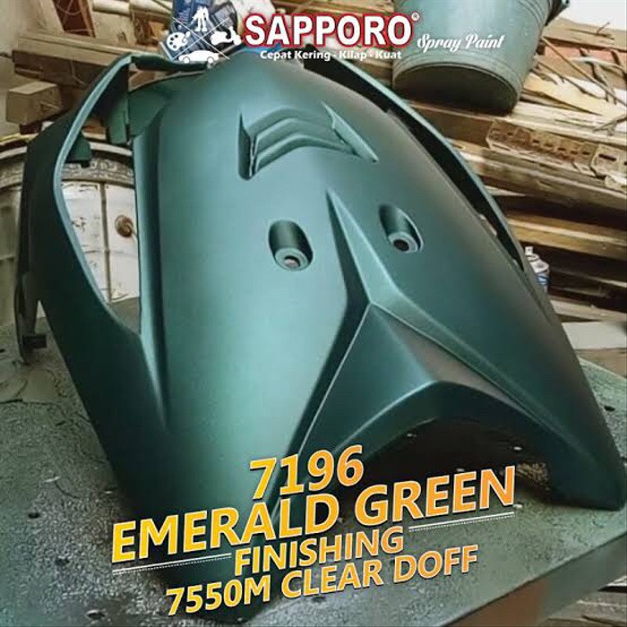 Cat Semprot Sapporo 7196 Green Emerald Cat Semprot Saporo Paint Hijau Zamrud 300ml