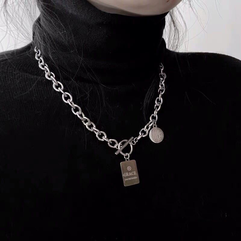 Kalung sweater Gaya retro Harajuku hip-hop Eropa Amerika Untuk Pria Dan Wanita