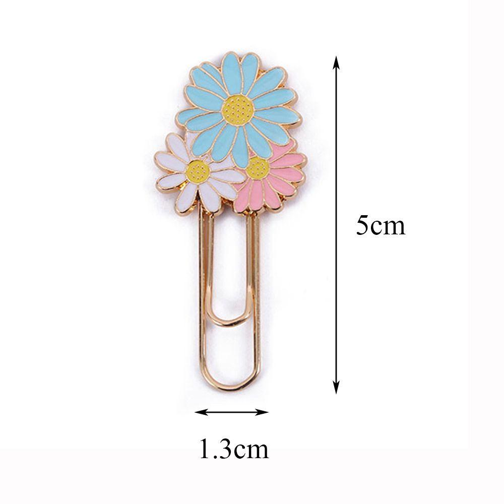 R-flower Paper Clips Stationery School Organizer Tempat Klip