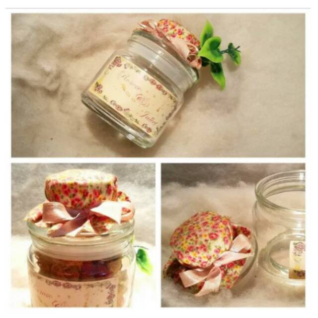 Souvenir Toples Mini Tutup Kaca Berpita