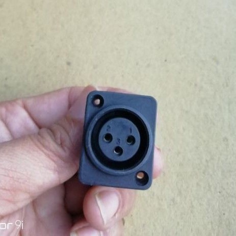 SOCKET INPUT JACK INPUT CANON XLR BIASA MALE FEMALE