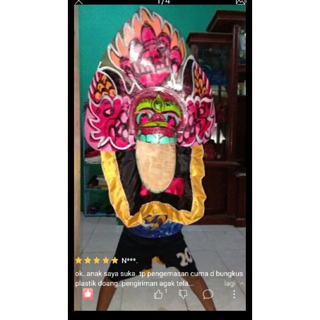 barongan jaranan devil jawa mainan barongan anak kecil sd umur 10 tahun caplokan barongan spon anak