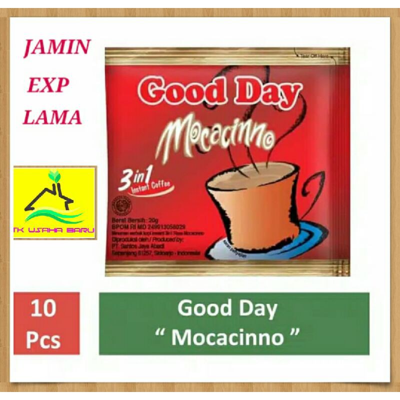 

Good Day Mocacinno 10 Sachet X 20 Gr- Goodday all varian