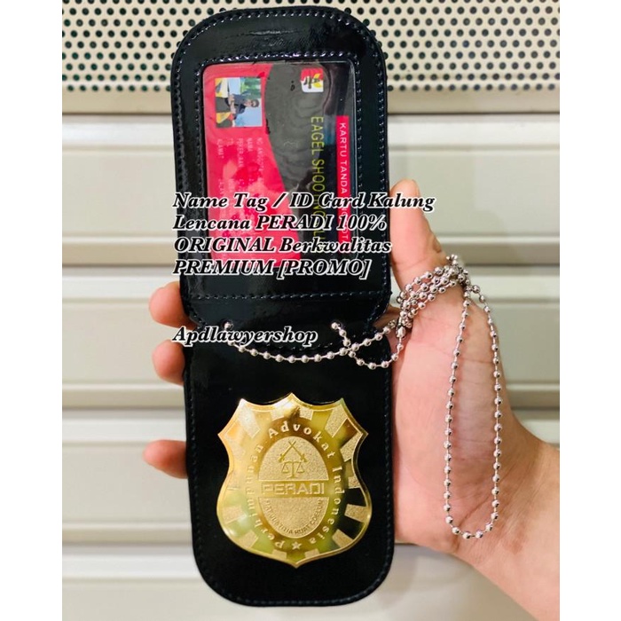 

Zahwa | Name Tag / Id Card Kalung Lencana Peradi Advokat 100% Original Premium