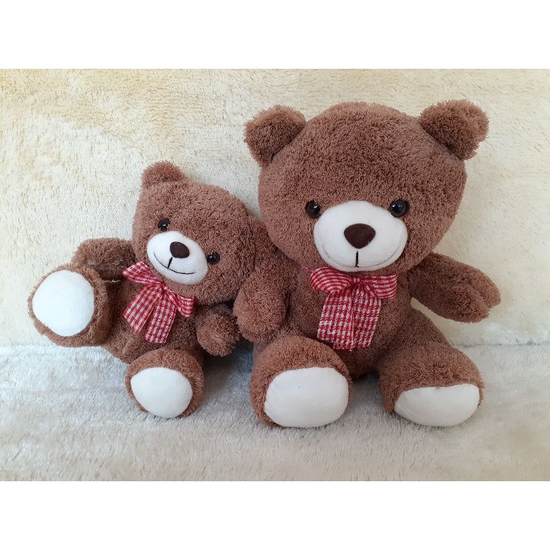 BONEKA TEDDY BEAR DASI LUCU / BONEKA TEDDY SITTING / BONEKA BERUANG DUDUK TERMURAH TERLARIS