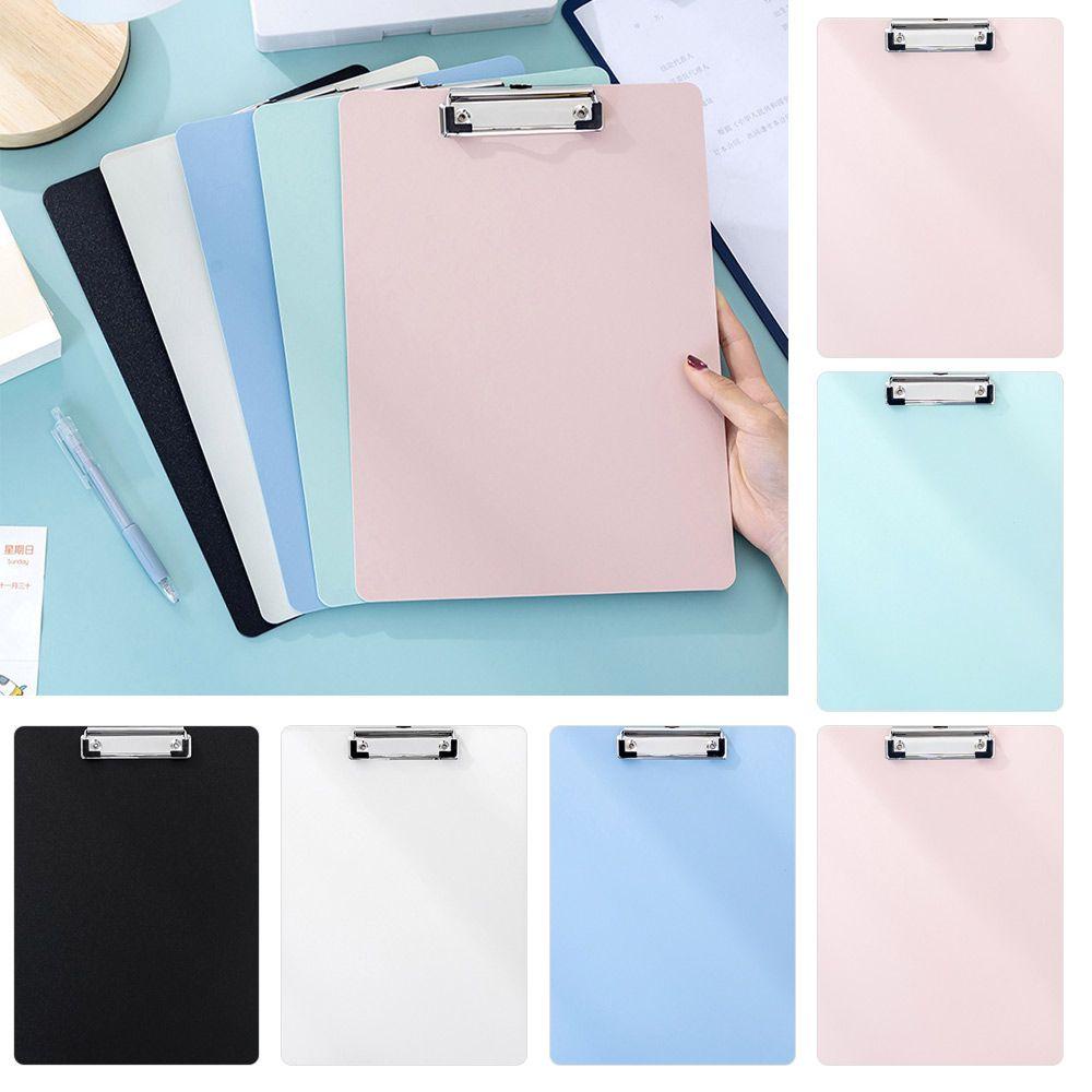 Papan Folder A4 TOP Menebal Kantor Perlengkapan Sekolah Menulis Klem Memo Pad Clip