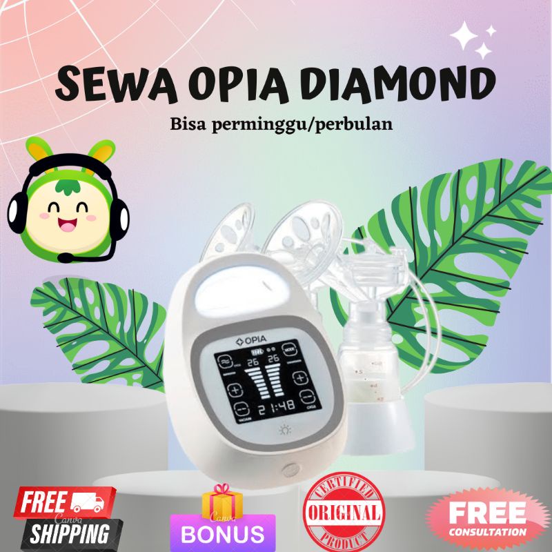 Sewa PompaAsi Opia Diamond Rechargerable