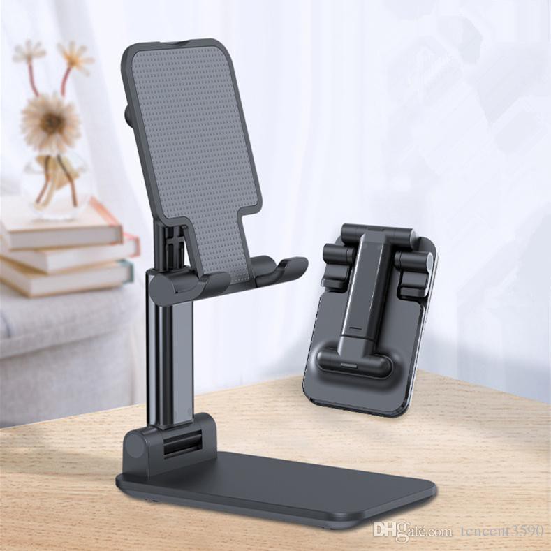 STAND DESK Folding Metal Foldable Desktop Phone Holder Lipat Adjustable