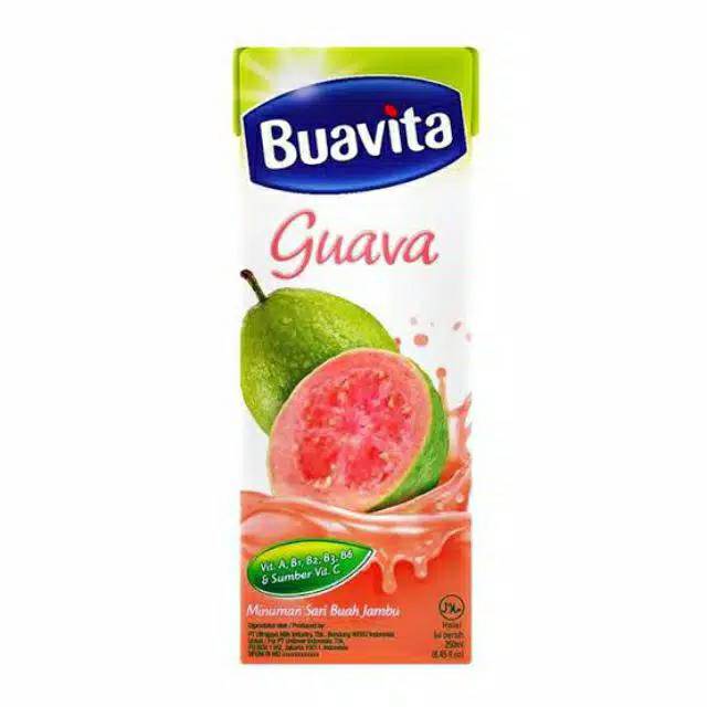 

BUAVITA JAMBU GUAVA JERUK LECI MANGGA APEL 250 ml - Minumam Jus Buah