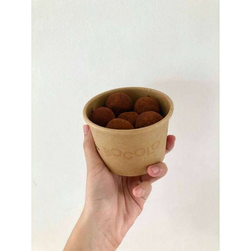 

BoCoLo Dark Choco - kue bola coklat halal
