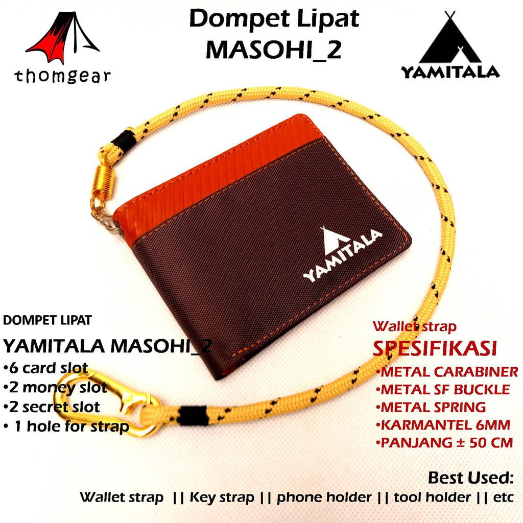 Thomgear Yamitala Dompet Lipat Masohi 2 Original