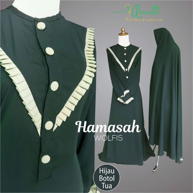 Set Gamis Akhwatiy Hamasah