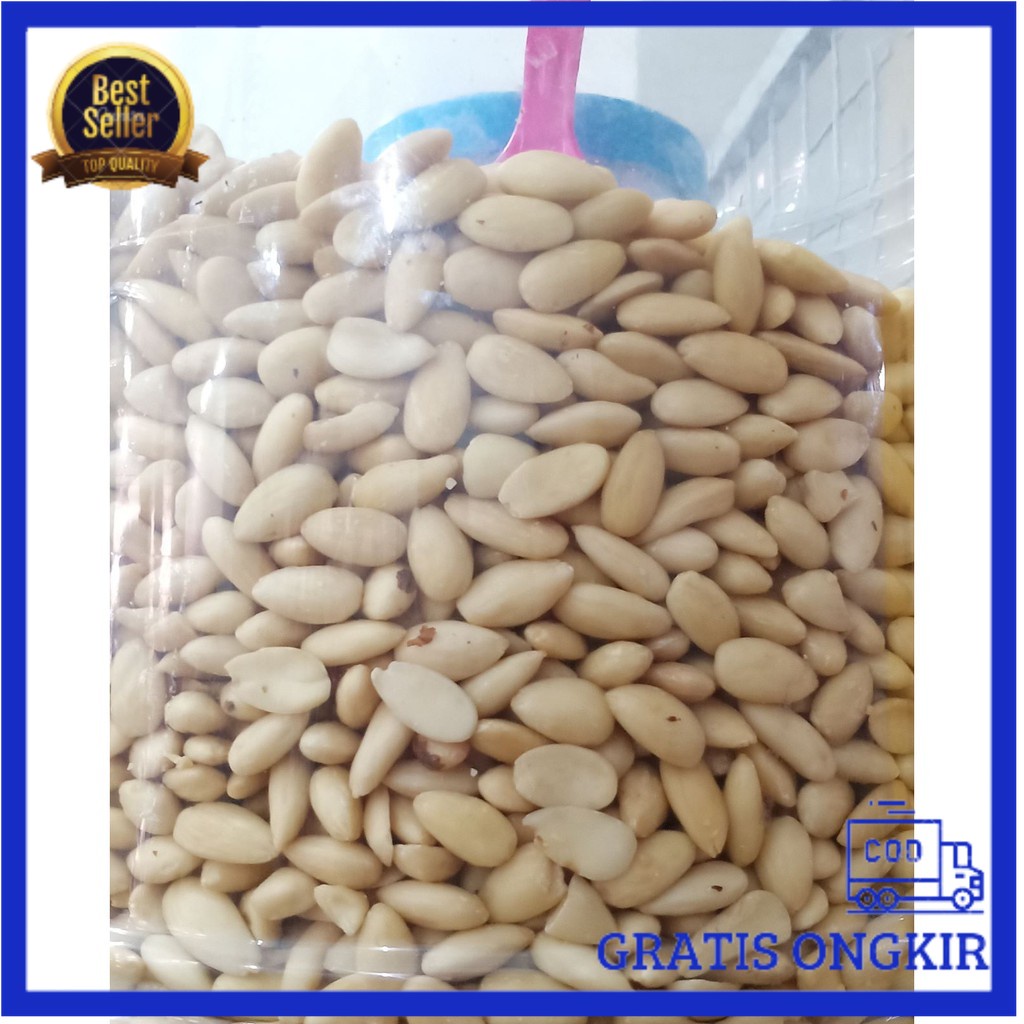 

KACANG ALMOND MENTAH UTUH TANPA KULIT -Terlengkap-Termurah-Berkualitas