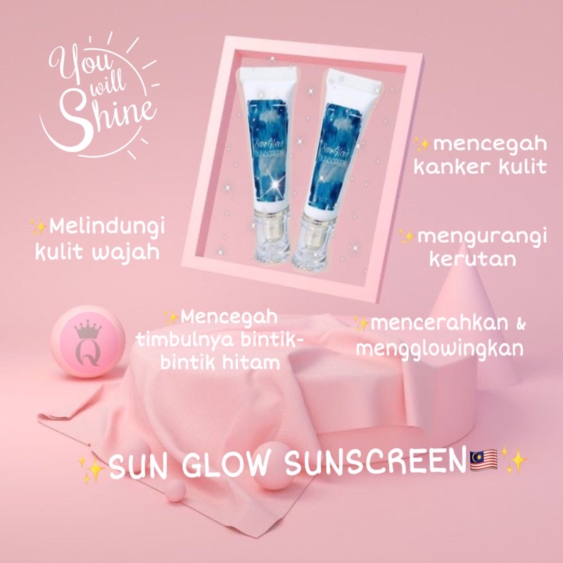 READY SUN GLOW SUNSCREEN SPF 50 MALAYSIA