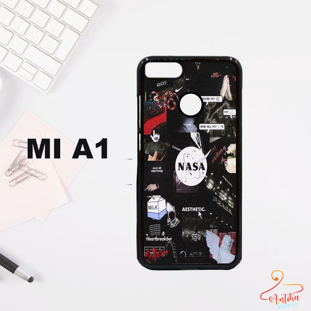[ANT-12] Case 2D Nasa Xiaomi MIA1 Casing Hp MIA1 Pelindung Hp Hardcase Glossy XIAOMI A1 All Type