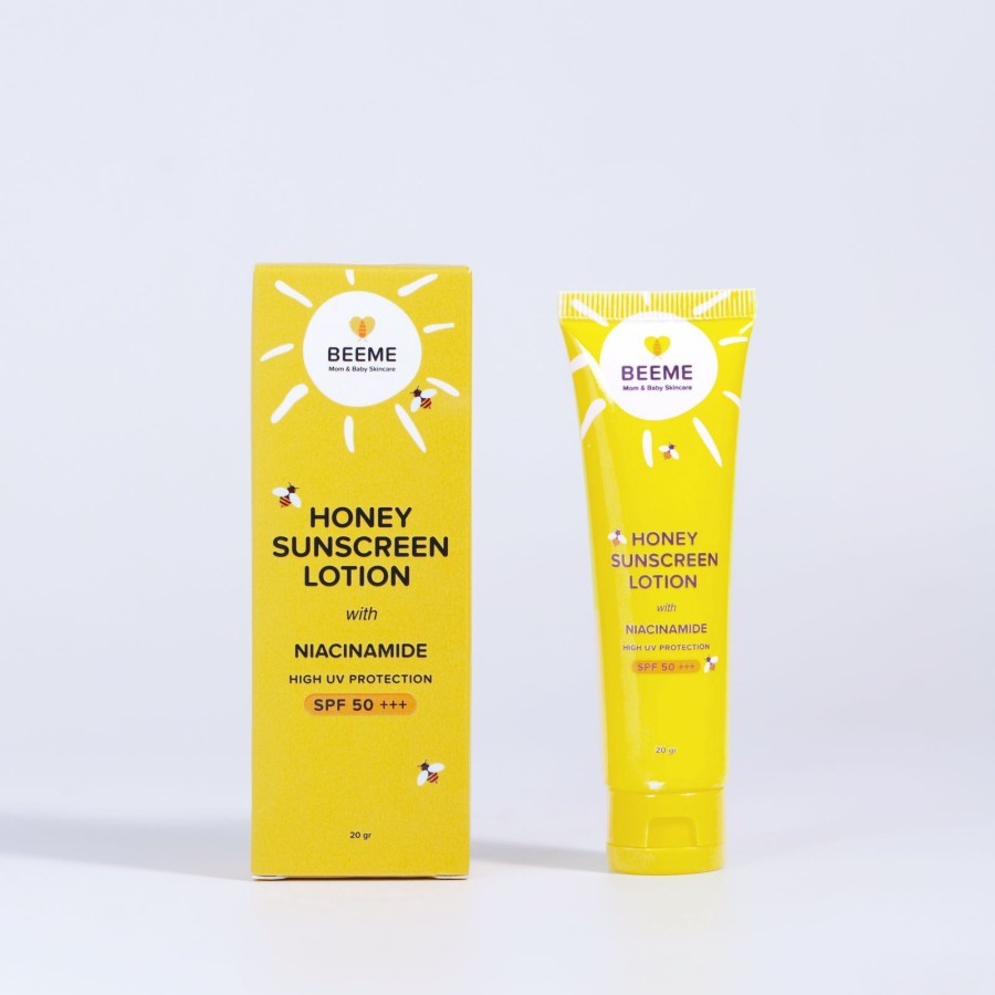 Beeme Honey Sunscreen Lotion With Niacinamide SPF 50+++ 20gr