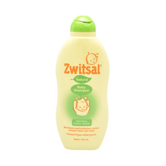 Zwitsal Baby Shampoo Natural Aloe Vera Kemiri Seledri 100 Ml