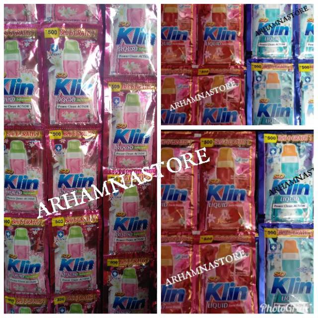 Soklin Liquid Renceng isi 12sachet