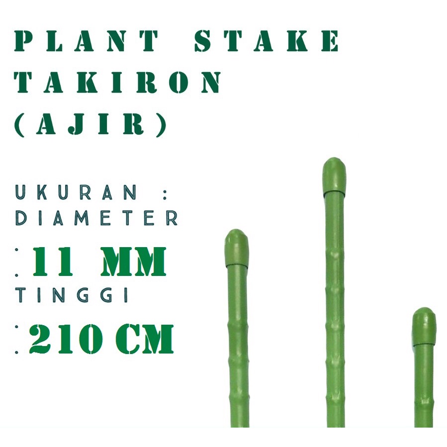 Ajir Penyangga Tanaman Takiron 11 MM X 210 CM
