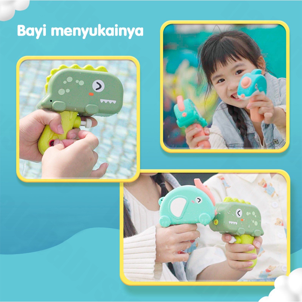 Halo Baby Mainan Pistol Air Anak tembakan air anak children water gun Pistol Air Hiu Puffer Anak-anak