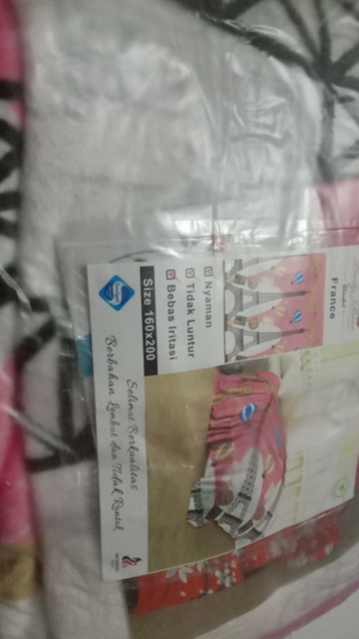 Selimut Ladyrose - Selimut Bulu Halus Murah - Selimut Bulu Motif Flower - Selimut Motif Bunga