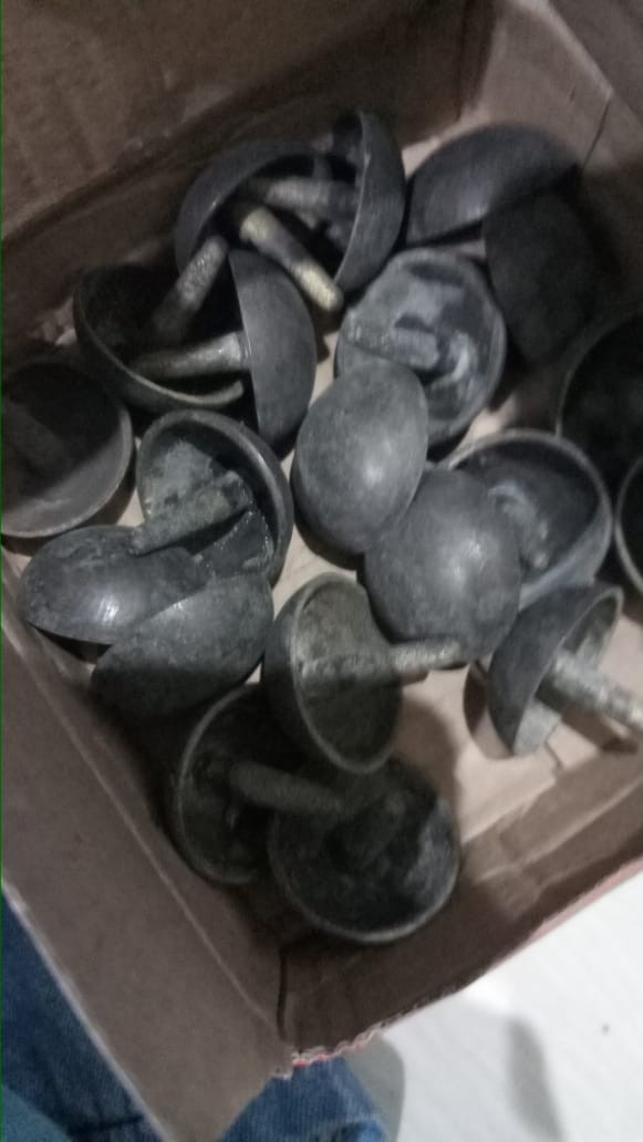 Paku Payung Antik Diameter 3 Cm Cembung Antiq Hiasan Pintu Rumah Gebyok Kuno Antique Kuningan Full