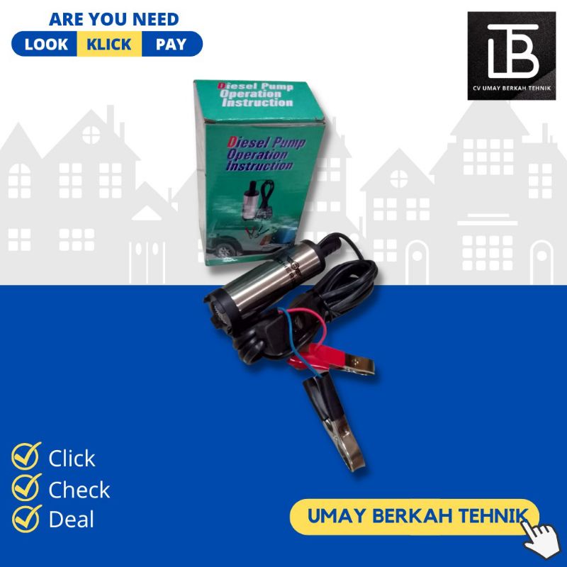 Pompa Celup Dc12 volt Ori