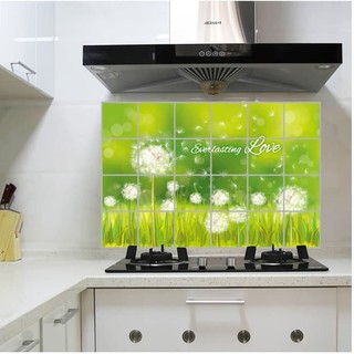 AY4013 WHITE DANDELION 60x90 STICKER DAPUR STIKER KOM 