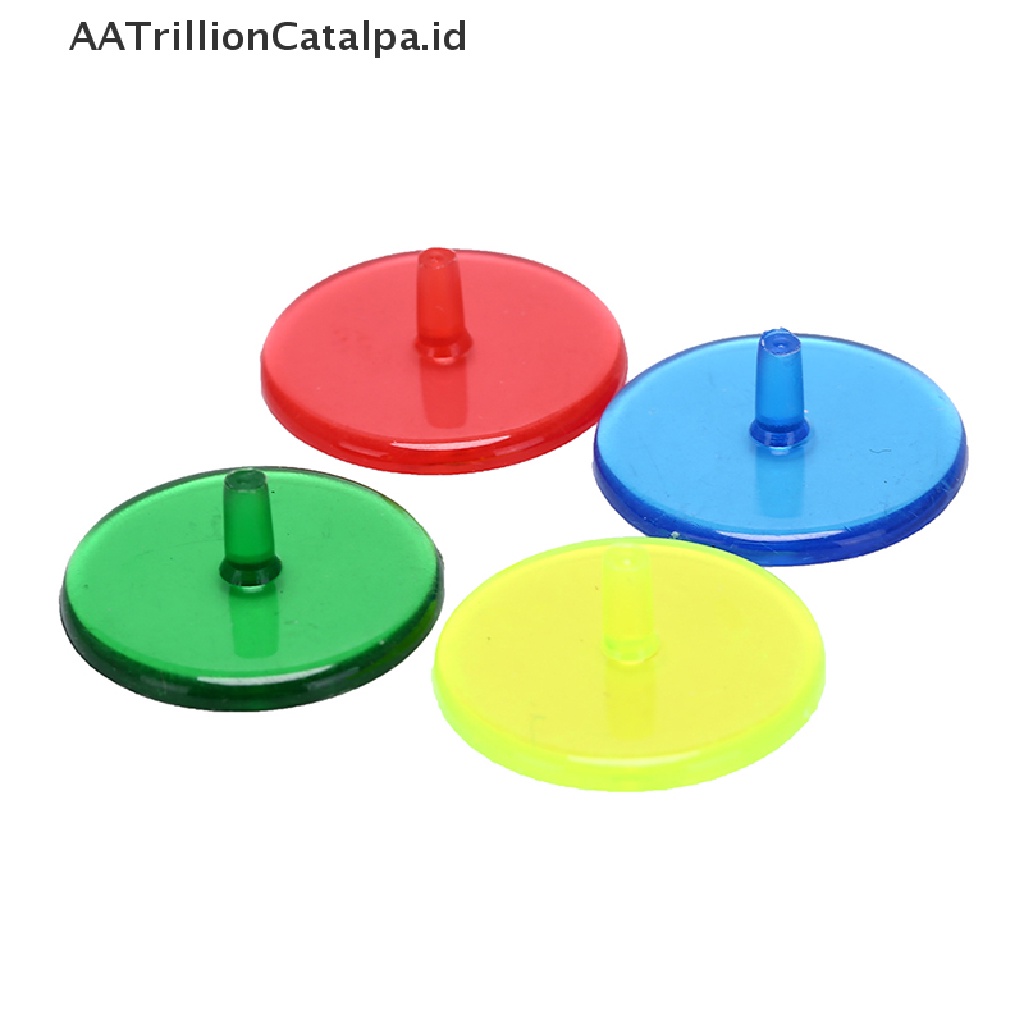 Aatrillioncatalpa 50pcs Penanda Posisi Bola golf 24mm Bahan Plastik Transparan