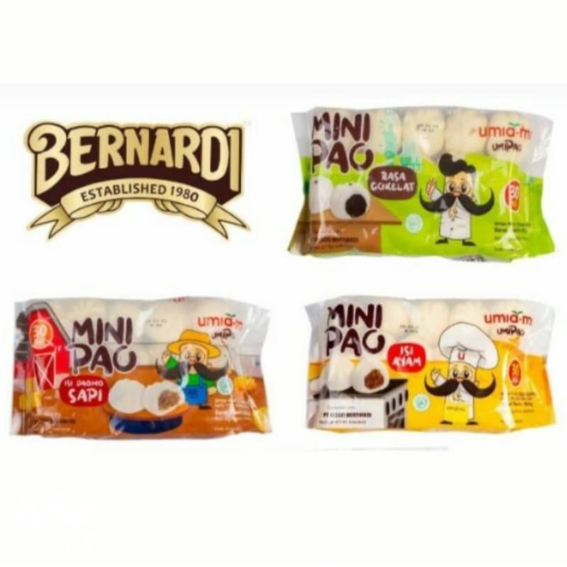 

Minipao Filling Bernardi isi 30 (Coklat/Ayam/Sapi)