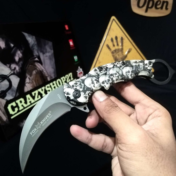 TERLARIS - PISAU LIPAT KERAMBIT FOX FA33 / KARAMBIT / PISAU LIPAT