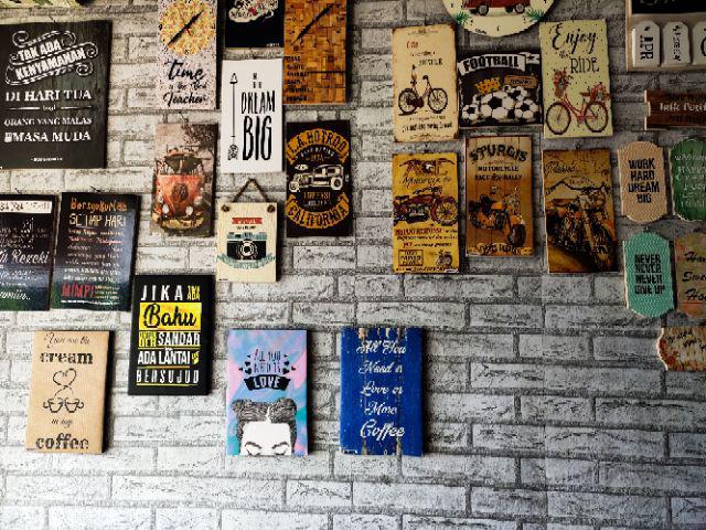 Produsen Pajangan Hiasan Dinding Walldecor Dekorasi 3d No Frame Pigura Kayu