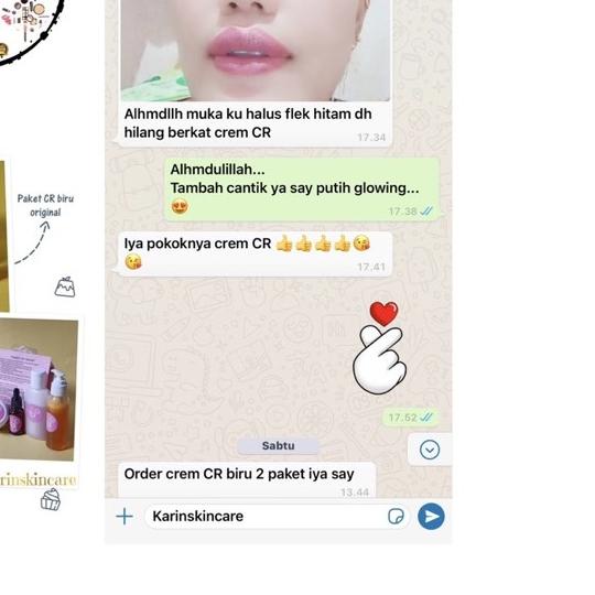 ♠ PAKET CREAM CR PINK ORIGINAL LENGKAP 100% ASLI ☝
