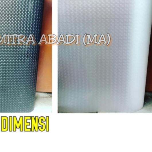 ☼ FIBER PAGAR MOTIF DIMENSI - Hitam ➢